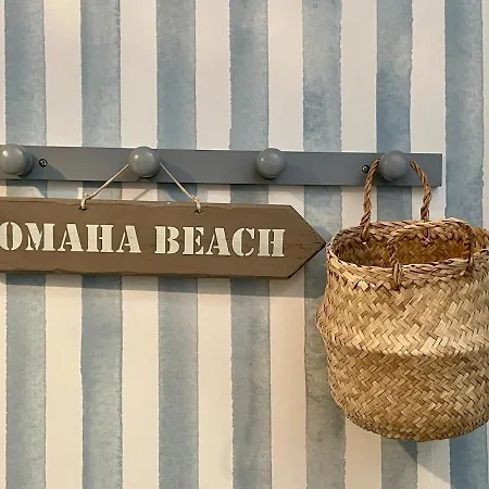 Villa Des Braves In Omaha Beach, Sea View *